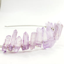 Load image into Gallery viewer, Lilac Aura Quartz Tiara Crown