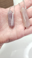 Load image into Gallery viewer, Madagascar Rose Quartz Pendant Necklace