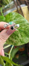 Load image into Gallery viewer, 6mm Gemstone Sterling Silver Stack Ring
