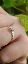 Load image into Gallery viewer, 6mm Gemstone Sterling Silver Stack Ring
