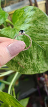 Load image into Gallery viewer, 6mm Gemstone Sterling Silver Stack Ring
