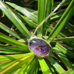 Amethyst Sterling Silver Necklace