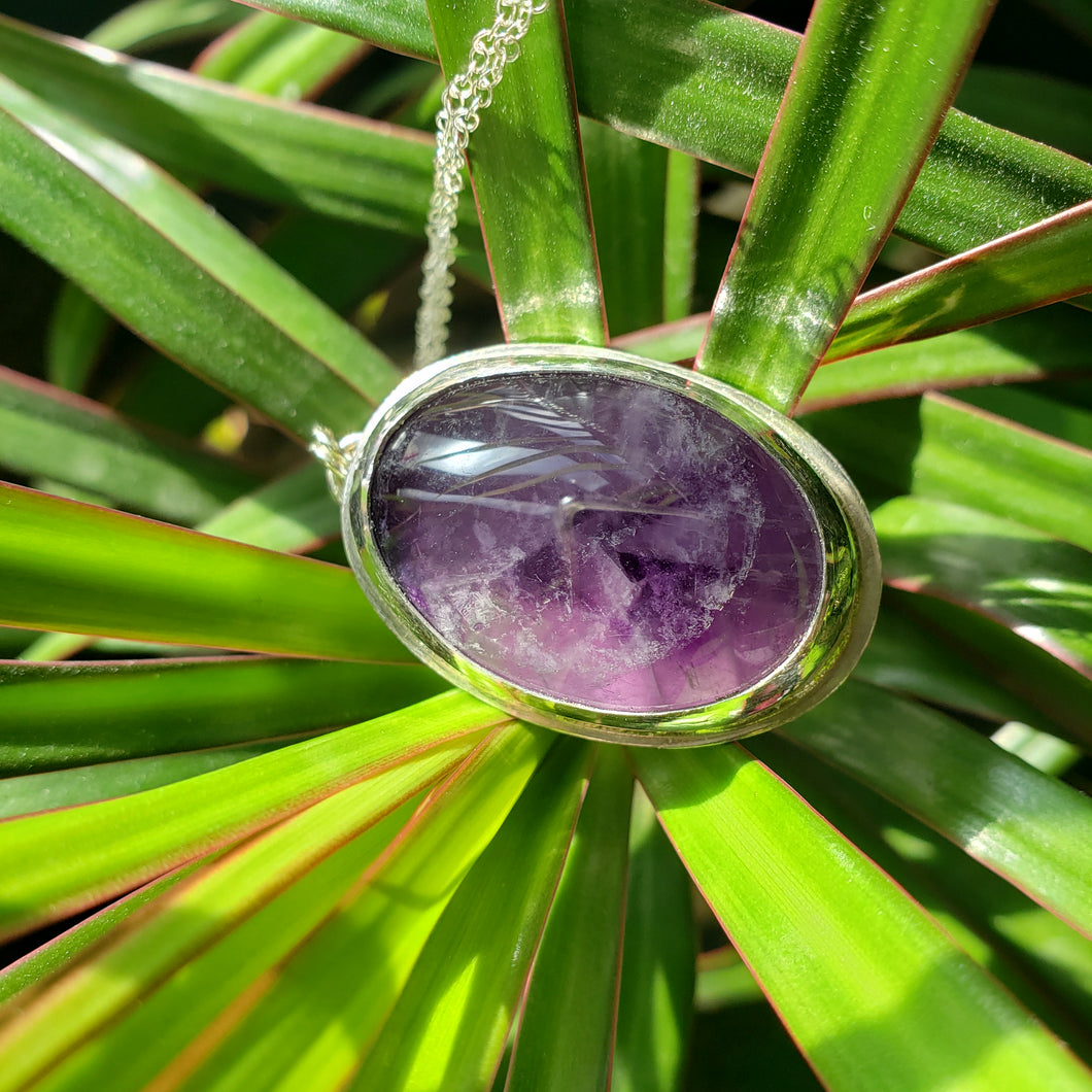 Amethyst Sterling Silver Necklace