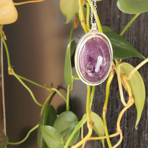 Amethyst Sterling Silver Necklace