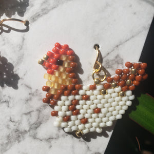 Chicken Drop Earring