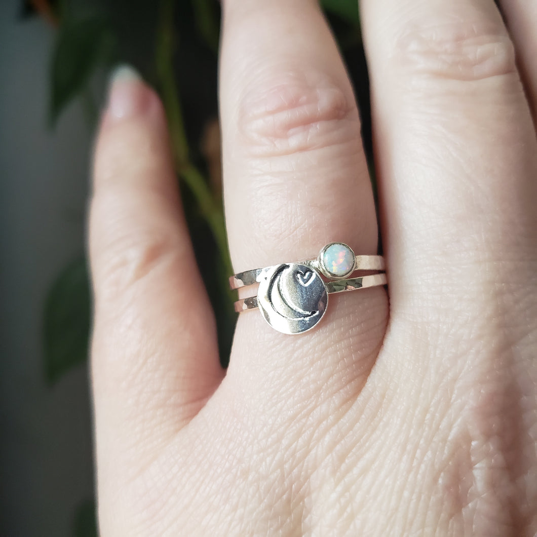 Moon Love Ring