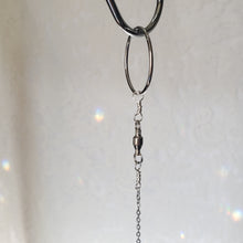 Load image into Gallery viewer, Mini Rose Quartz + Quartz Moon Suncatcher
