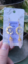 Load image into Gallery viewer, Night + Day Moon Earrings
