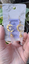 Load image into Gallery viewer, Night + Day Moon Earrings
