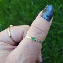 Load image into Gallery viewer, Green Aventurine Stack Ring
