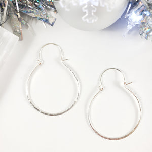 Small Hammered Hoops